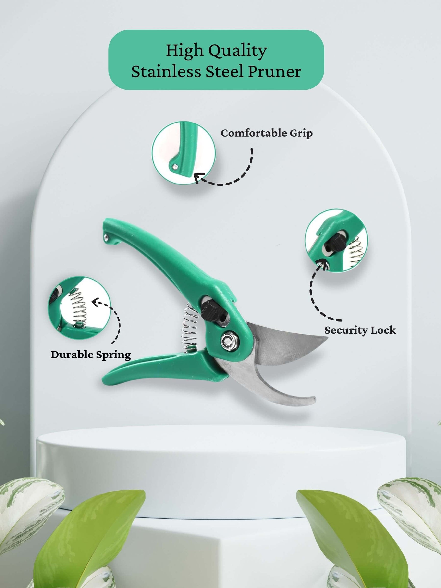 Pruner + Gloves - Gardening Tools