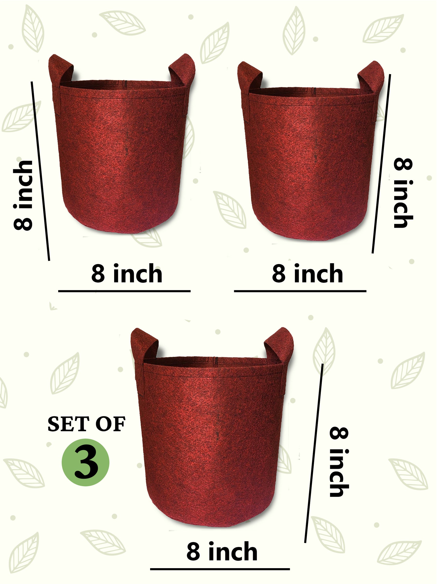 Grow Bag Non-Woven 19L - 5 Pack - Grow Bags - Pots & Planters - Gardening  at Trade Tested